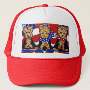 Boné 3 Boinas de Yorkies Fofos