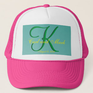 Boné 3d Monogram Teal Green