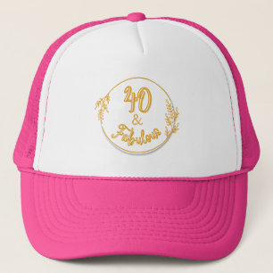 Boné 40 e Fabuloso