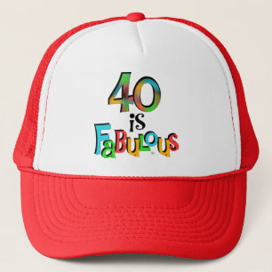Boné 40 são t-shirt e presentes fabulosos do