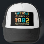 Boné 40th Birthday Awesome Since 1982<br><div class="desc">40th Birthday Awesome Since 1982</div>