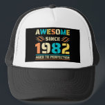 Boné 40th Birthday Awesome Since 1982<br><div class="desc">40th Birthday Awesome Since 1982</div>