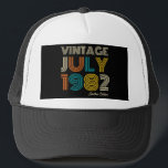 Boné 40th Birthday Vintage July 1982 Limited Edition<br><div class="desc">40th Birthday Vintage July 1982 Limited Edition</div>