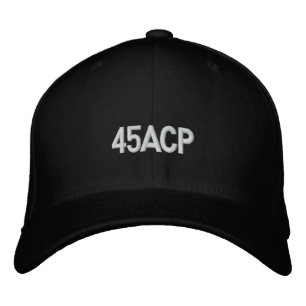 Boné 45 acp e Chapéu bordado
