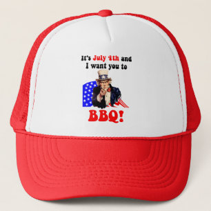 Boné 4 de julho assado