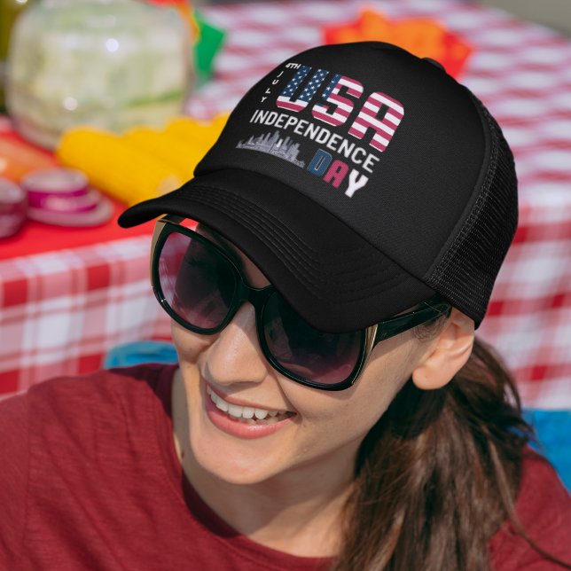 Boné 4 de julho - design do Dia da Independência dos EU (Criador carregado)