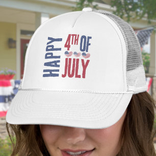 Boné 4 de Julho Patriótico Bandeira Americana EUA