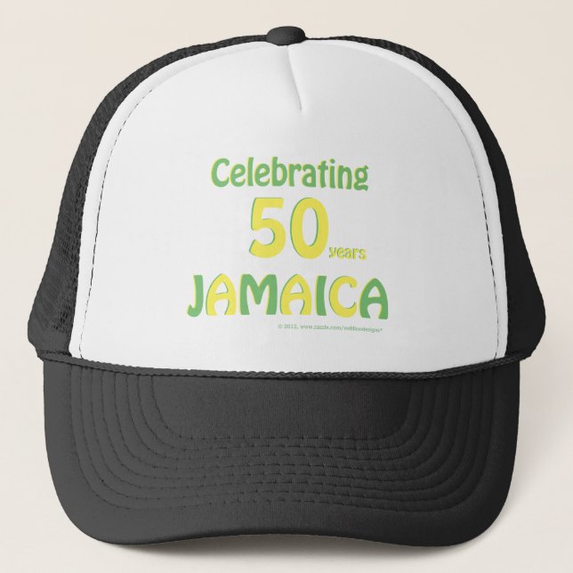 Boné 50º aniversário da Jamaica (Frente)