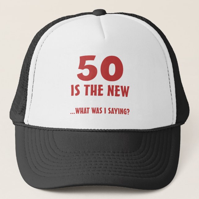 Boné 50º aniversário de doações engraçadas (Frente)