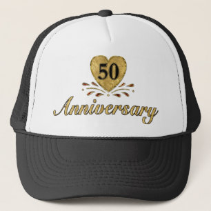 Boné 50º Aniversário - Dourado