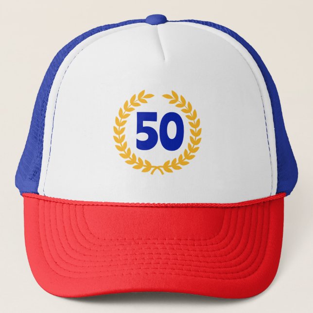 Boné 50º aniversário Personalizado (Frente)
