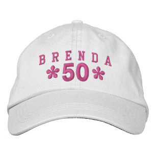 Boné 50º Bordado de PINK Personalizado H50C