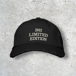 Boné 60º aniversário Golfer Limited Edition Engraçado