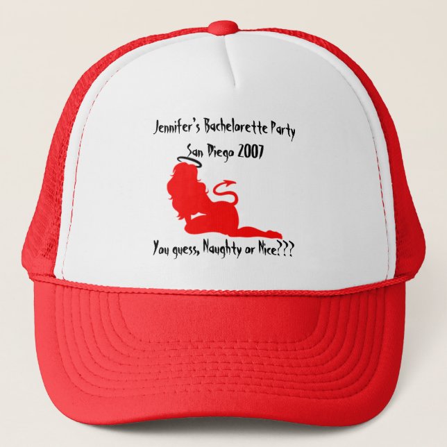 Boné 62379angeldevil, o Bachelorette PartyS de (Frente)