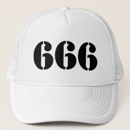 Boné 666 (preto)