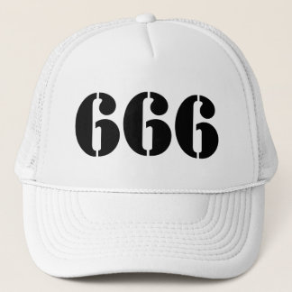 Boné 666 (preto)