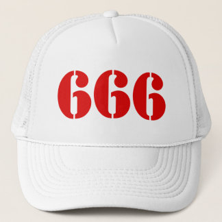Boné 666 (vermelho)