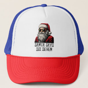 Boné 67 Meme Engraçado O Papai Noel Diz Seis Sete Natal