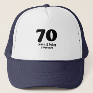 Boné 70 anos de ser incrível
