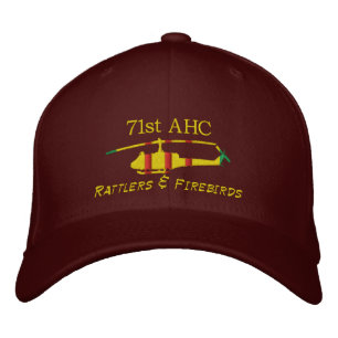 Boné 71ruas AHC Vietnam UH1 Bordados Hat