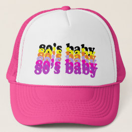 Boné  80's Baby Retro Groovy Design Proud 80s Gen X