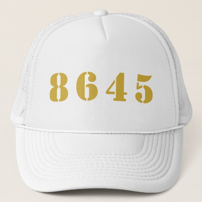 Boné 8645 Trucker Hat #Biden #2020eleição (Frente)