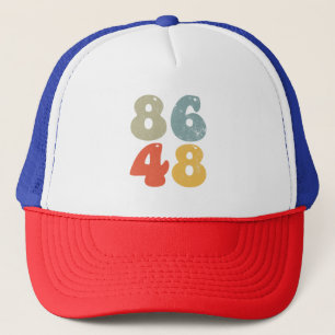Boné 86 47 Anti Trump 8648 Retro Vintage 2028 Eleição