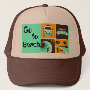 Boné 964206652, Go , to, Beach.