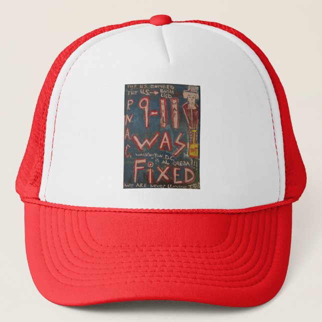 Boné 9-11 era o chapéu azul fixo (Frente)