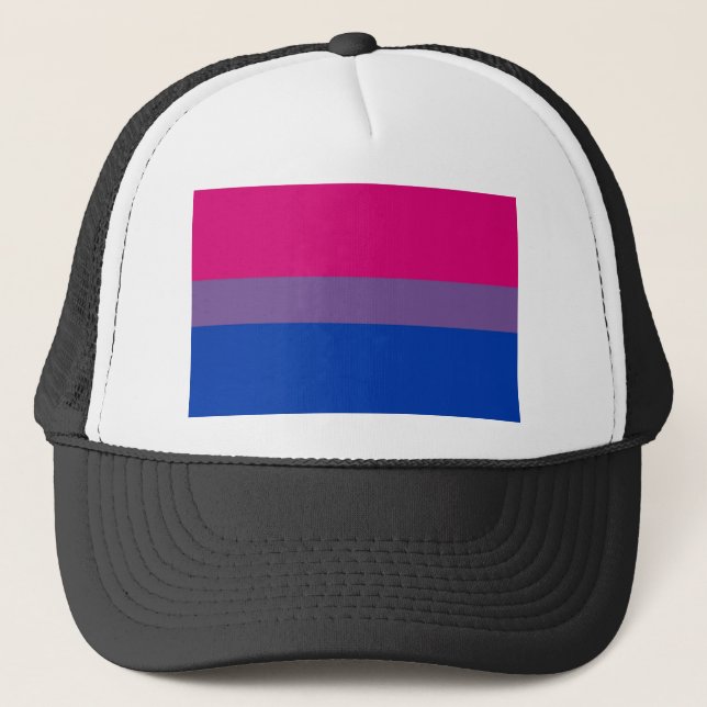 Boné A bandeira do Bi voa para o orgulho bissexual (Frente)