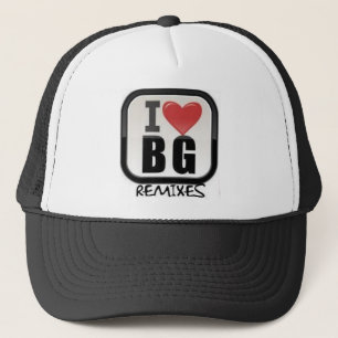 BONÉ A BG REMIXES O CHAPÉU DO LOGOTIPO