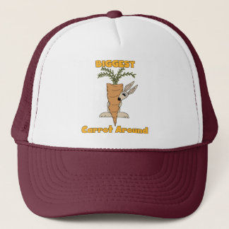 Boné A cenoura a mais grande em torno do camiseta e dos