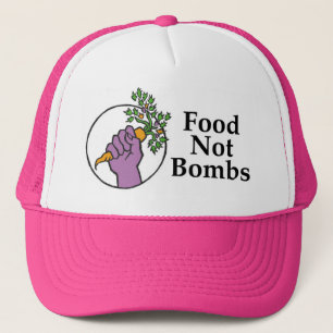 Boné A comida não bombardeia o chapéu
