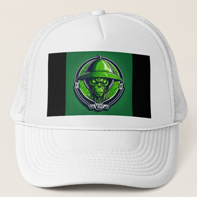 Boné A Curiosa Alienígena Verde (Frente)