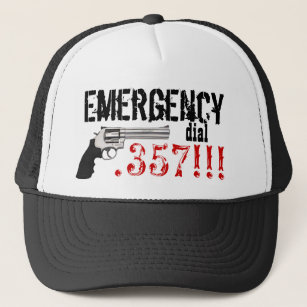 Boné A emergência disca .357!!!  Arma 357