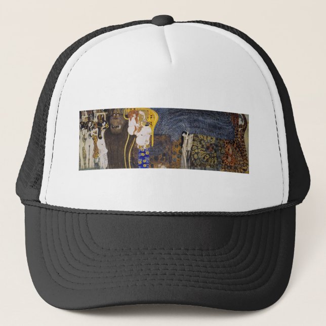 Boné A famosa pintura de Gustav Klimt The Hostile Power (Frente)