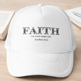 Boné A fé pode mover montanhas Trucker Hat