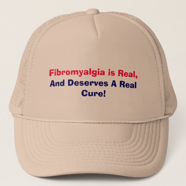 Boné A fibromialgia é real, e merece uma cura real! (Frente)