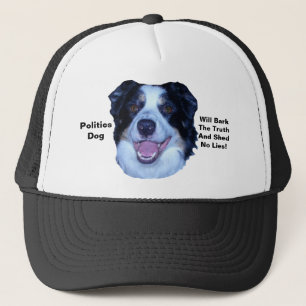 Boné A Fronteira Política Collie Vai Latido A Verdade