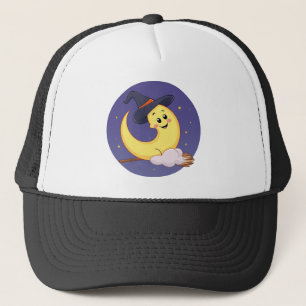 Boné A lua veste chapéu de bruxa