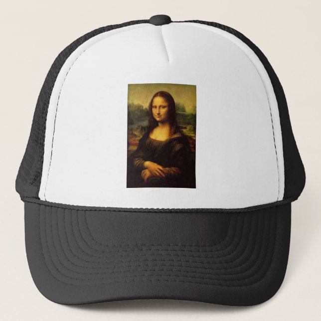 Boné A Mona Lisa por Leonardo da Vinci C. 1503-1505 (Frente)