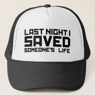 Boné A noite passada um DJ salvar minha vida