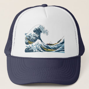 Boné A onda de Excelentes de Hokusai em Kanagawa