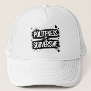 Boné A Politura É Subversiva