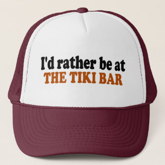 Boné A preferencialmente esteja no bar de Tiki