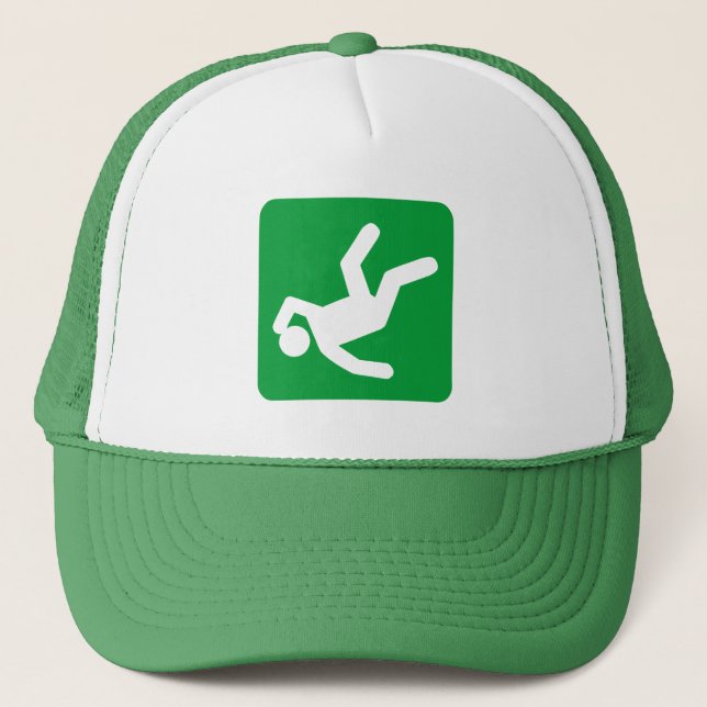 Boné A queda do homem - verde-grama (Frente)
