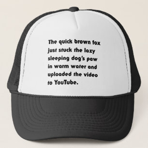 Boné A Raposa Marrom Rápida Acaba de Enfiar... Camiseta