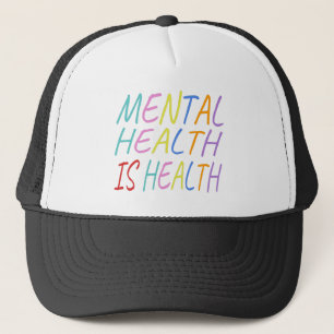 Boné A saúde mental é saúde, consciência da saúde 