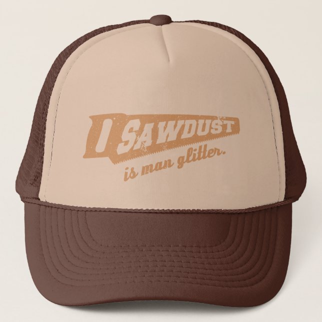 Boné A serragem é humor do Woodworking do brilho do (Frente)