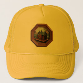 Boné A Small Cabin Sits On A Platform In A Clearing